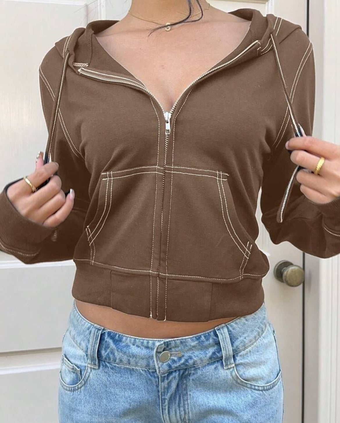 Zip up Hooide