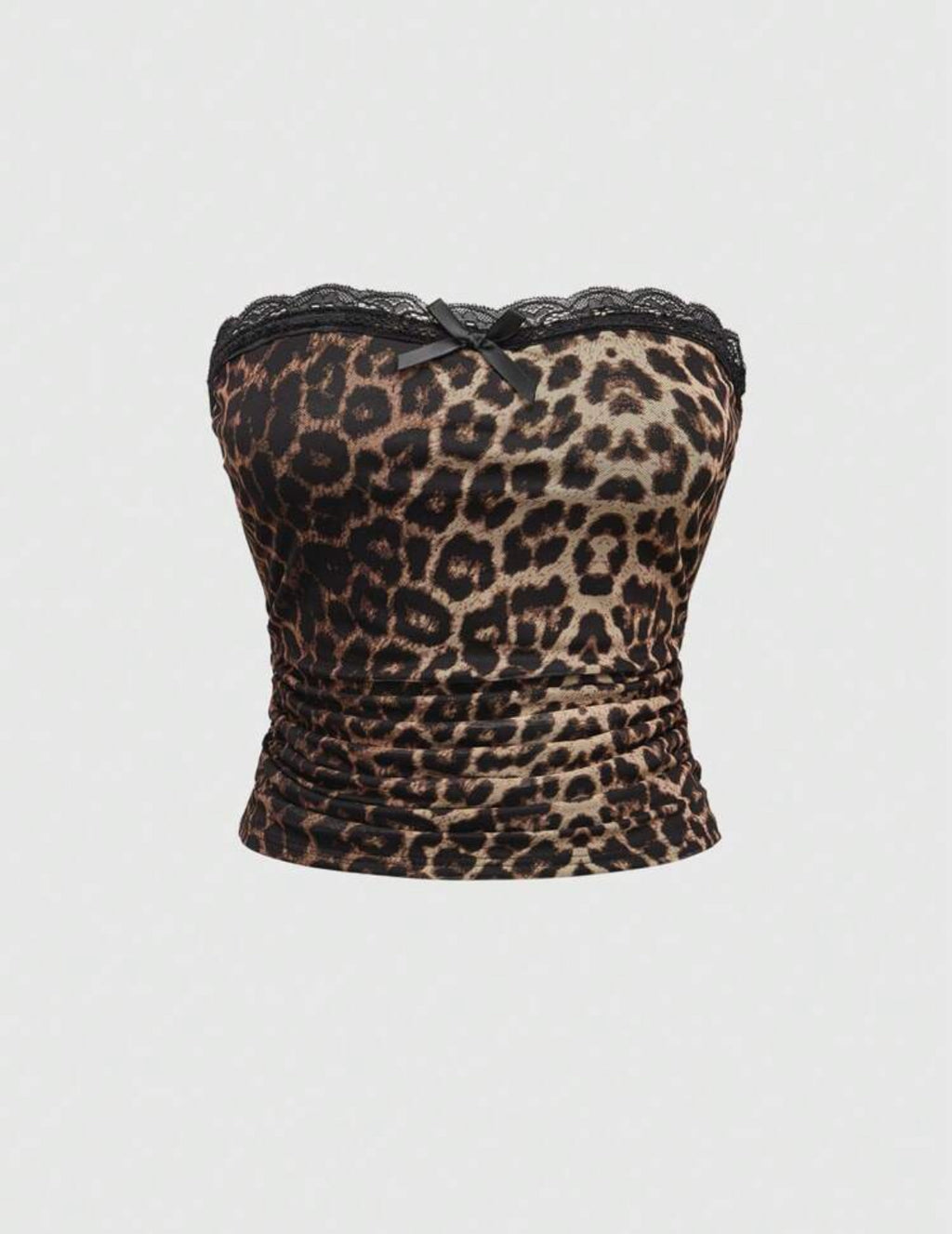2 piece Leopard Print Shorts & Top