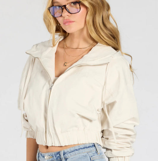 Hoodie bomber jacket